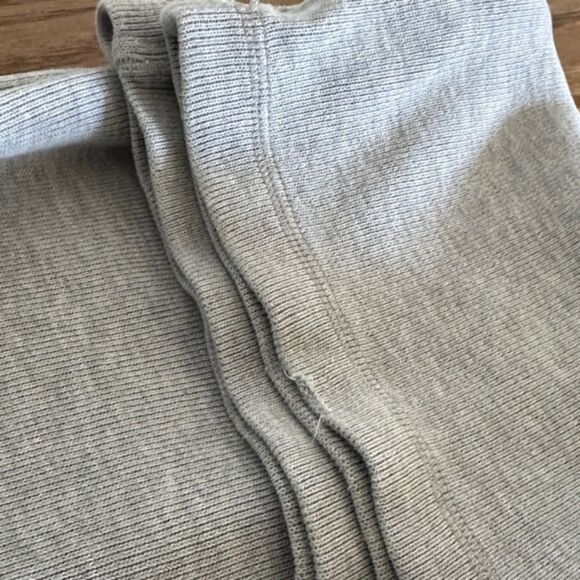 Ralph Lauren Cropped Sweat Pants Lounge Drawcord Petite Large Pullon Zip Hem - Picture 7 of 10